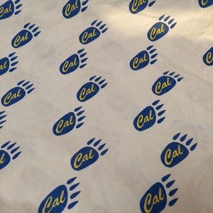 Cal bear twin flat bed sheet bear print